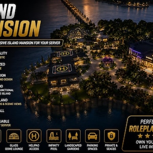 Island Mansion| Fivem mlo | Mlo | Optimized| Roleplay | High quality|