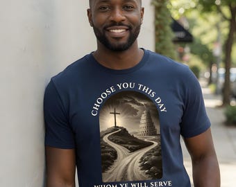 Unisex T-Shirt - Choose You This Day, Joshua 24:15 KJV Bible Verse