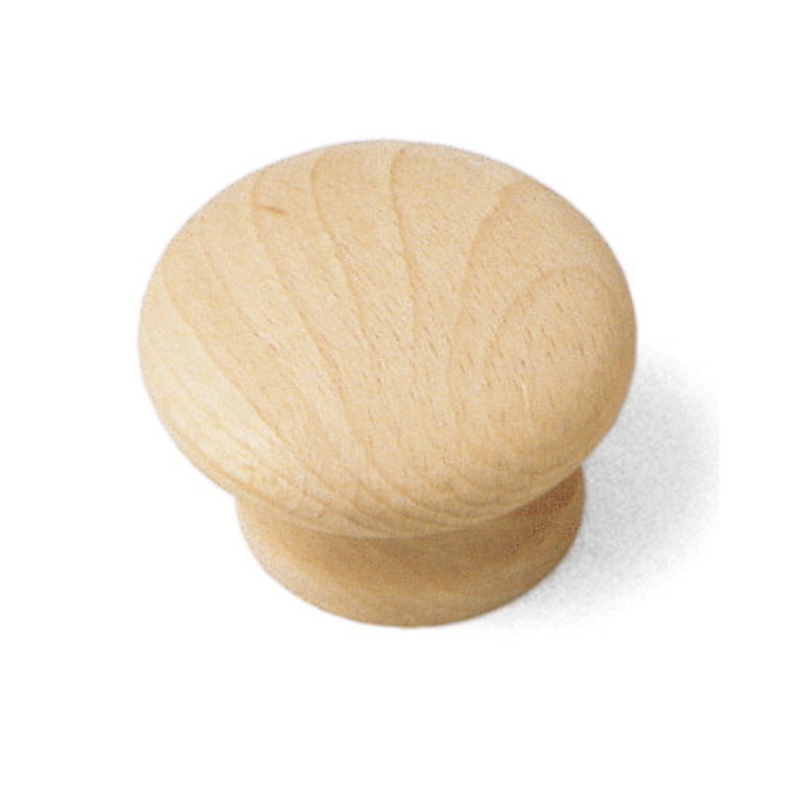 Kit of 25 Birch Wood Unfinished Hardware Knobs for Etsy