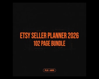 2026 Etsy Seller Planner Bundle – 104 Pages, Business & Growth Tracker (PDF)