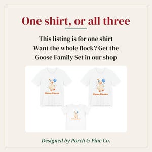 Mama Goose Shirt, Goose First Birthday Mom Tee, Goose Party Family Matching Shirt, Mom of the Birthday Goose Shirt image 3
