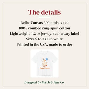 Papa Goose Shirt, Goose First Birthday Dad Tee, Goose Party Family Matching Shirt, Dad of the Birthday Goose Shirt image 4