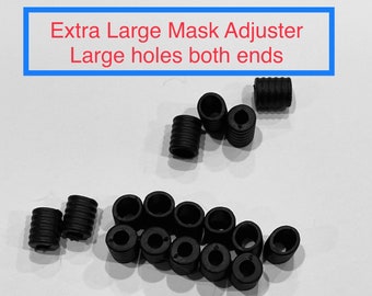 Extra Large silicone mask adjusters with big holes on both ends