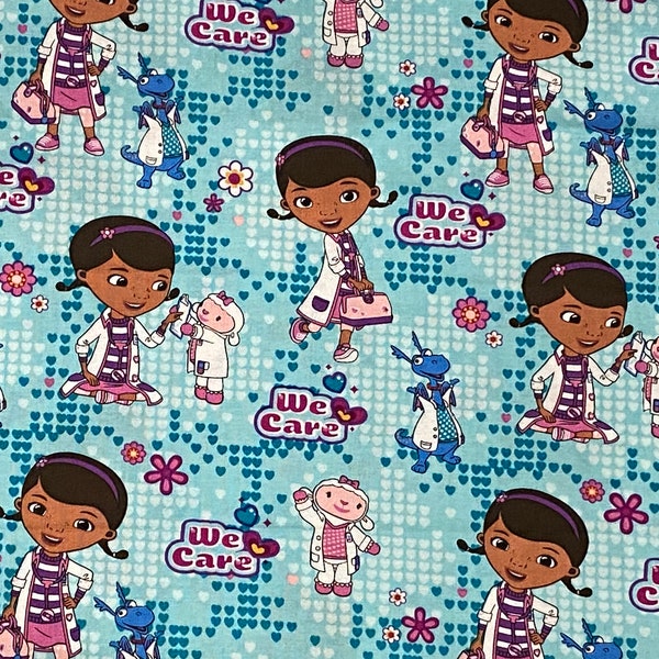 Disney Doc  McStuffins Cotton Fabric