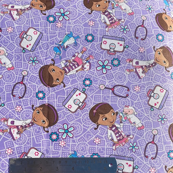 Doc McStuffins Hospital Helpers Pre Cut Fabric