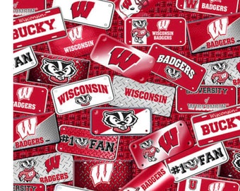 University of Wisconsin Badgers Cotton Fabric