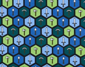 minecraft jersey fabric