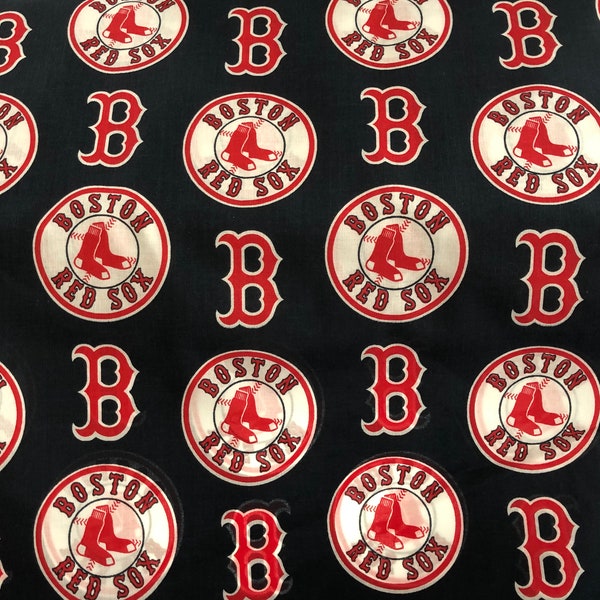 MLB Boston Red Sox Cotton Pre Cut Fabric