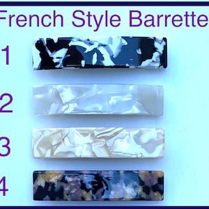 Pasador de pelo francés antideslizante, pasador de pelo con diseño de carey, pasadores de pelo geométricos de acetato, pasadores de pelo de resina