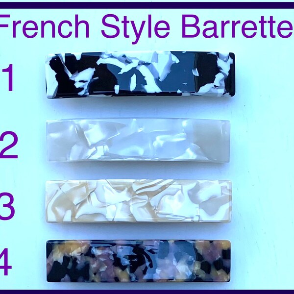 thumbnail image 2 of 6 Vintage Tortoise Shell Hair Barrettes – Never Used, Retro Jewelry Clip Lot 2 of 5