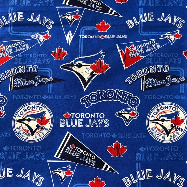 MLB Toronto Blue Jays  Cotton Pre Cut Fabric