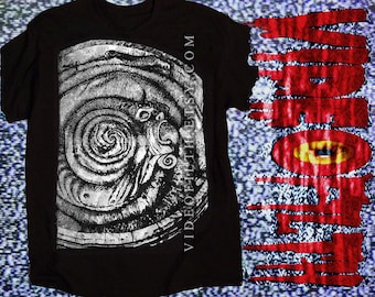 Uzumakispiral horror SILK SCREEN Preshrunk Cotton Shirt, Otaku Manga Tee,