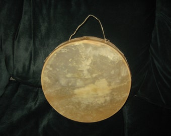 Commissioned Custom Painted 12" Rawhide Medicine Drum