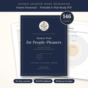 Shadow Work for People-Pleasers Workbook, Boundaries Journal Printable, Fawn Response PDF, Codependency, Stop People Pleasing