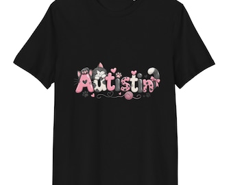 Unisex Shirt Bio-Baumwolle Autistin Katzen