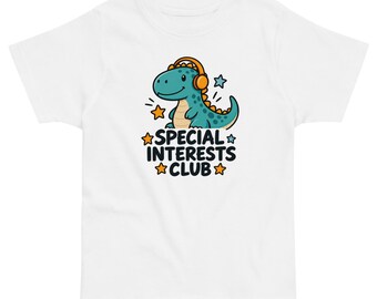 Jersey-T-Shirt für Kleinkinder Dino special interest