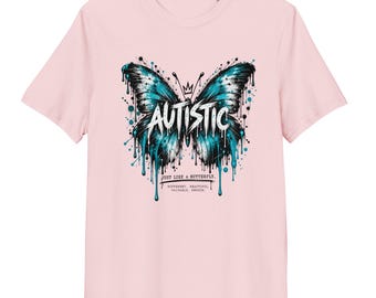 Unisex T-Shirt aus Bio-Baumwolle Butterfly türkis