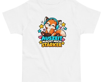 Jersey-T-Shirt für Kleinkinder Fuchs Auszeit