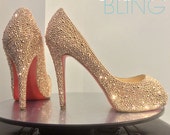 Urban Bling Christian Louboutin Very Prive Strass Strassing Custom SERVICE 35.5 36 37 38 39