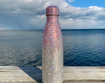 Ombre 17 oz Swell Bottle Strass Swarovski Reusable Hot/Cold