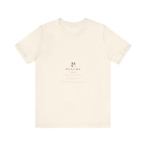 Psalms Bible Verse T-Shirt | KJV Scripture Shirt | The Lord Is My Shepherd Christian Tee image 1
