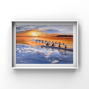 Mendota Rowers, various sized reproductions