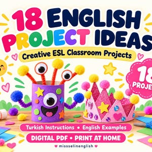 18 idee per progetti di inglese per bambini / Progetti di conversazione e per la classe in inglese (PDF)