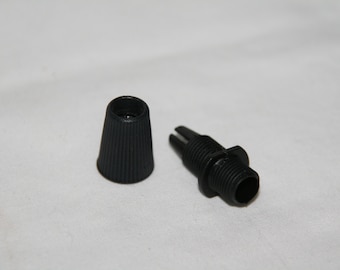 Black Cord Grips - 50pk - for Pendant Light - Black Strain Relief for Lamp Cord - Wiring or Rewiring your Handmade Lighting - Cord Grip