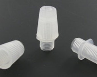 100 Strain Reliefs for Pendant Lights - 2pks of 50 Clear Strain Relief for Lamp Cord - Wiring or Rewiring your Handmade Lighting - Cord Grip