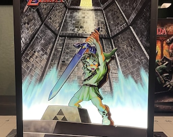 3D Textured ZELDA OOT Art Desk Display - Temple of Time Pedestal