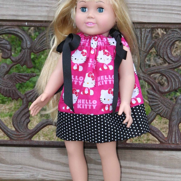 American Doll Dress to match Pillowcase Dress