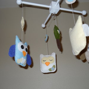 Baby Mobile Baby Crib Mobile Owl Mobile Owls Tree Crib Mobile New item image 3