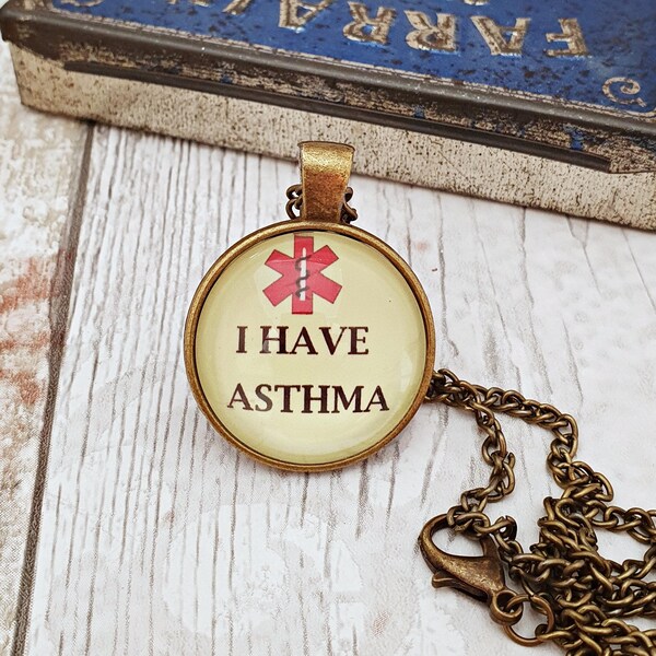 Asthma Necklace Etsy