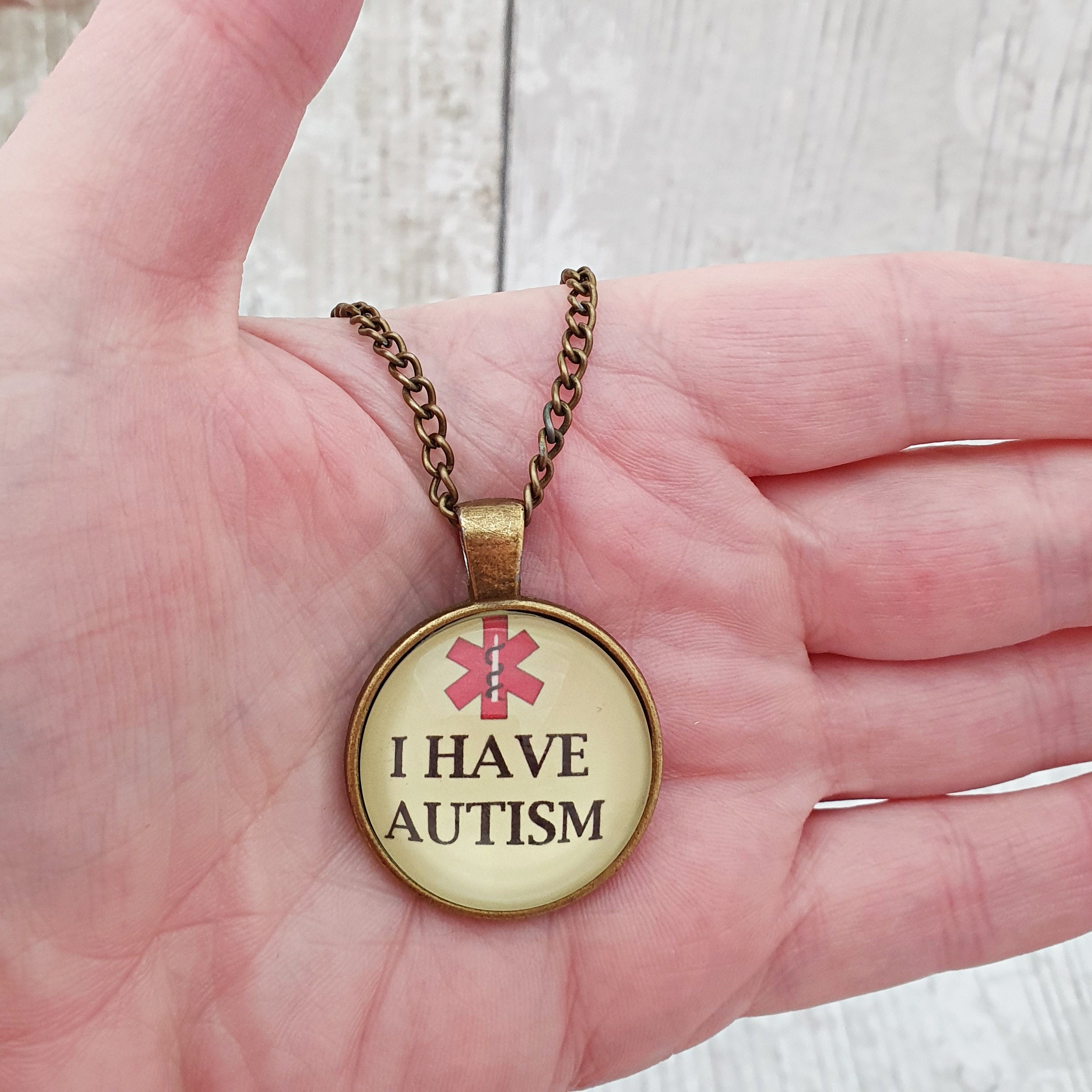 I Have Autism Necklace Autism Jewelry Autism Awareness Etsy