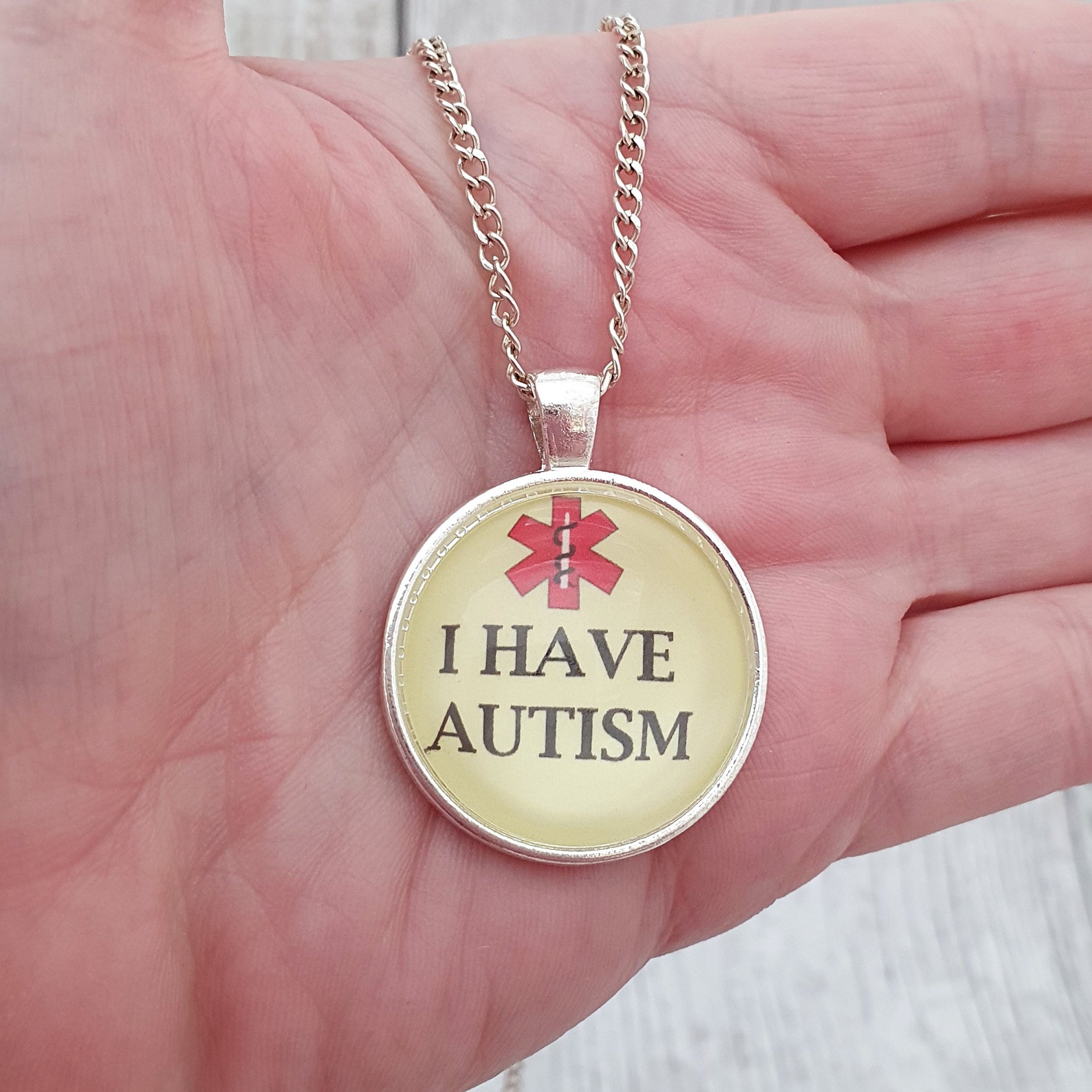 I Have Autism Necklace Autism Jewelry Autism Awareness Etsy