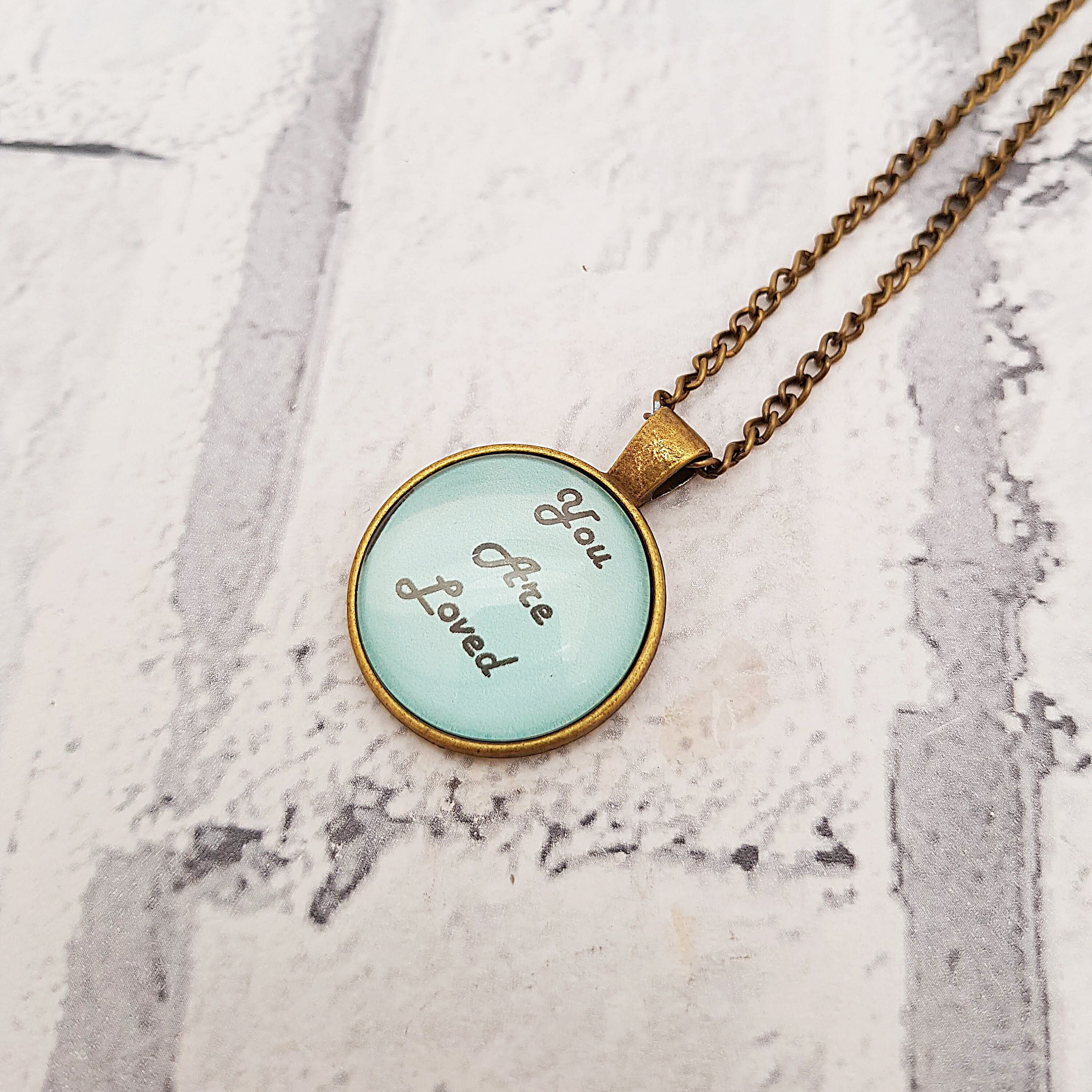 Magnet You Are Loved Necklace main image 1