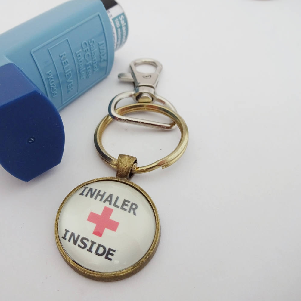 Medical alert medical jewelry inhaler inside asthma Etsy