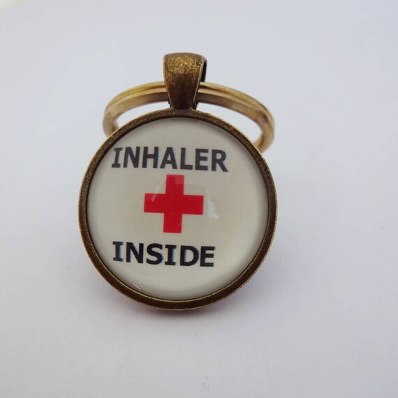 Medical alert medical jewelry inhaler inside asthma Etsy