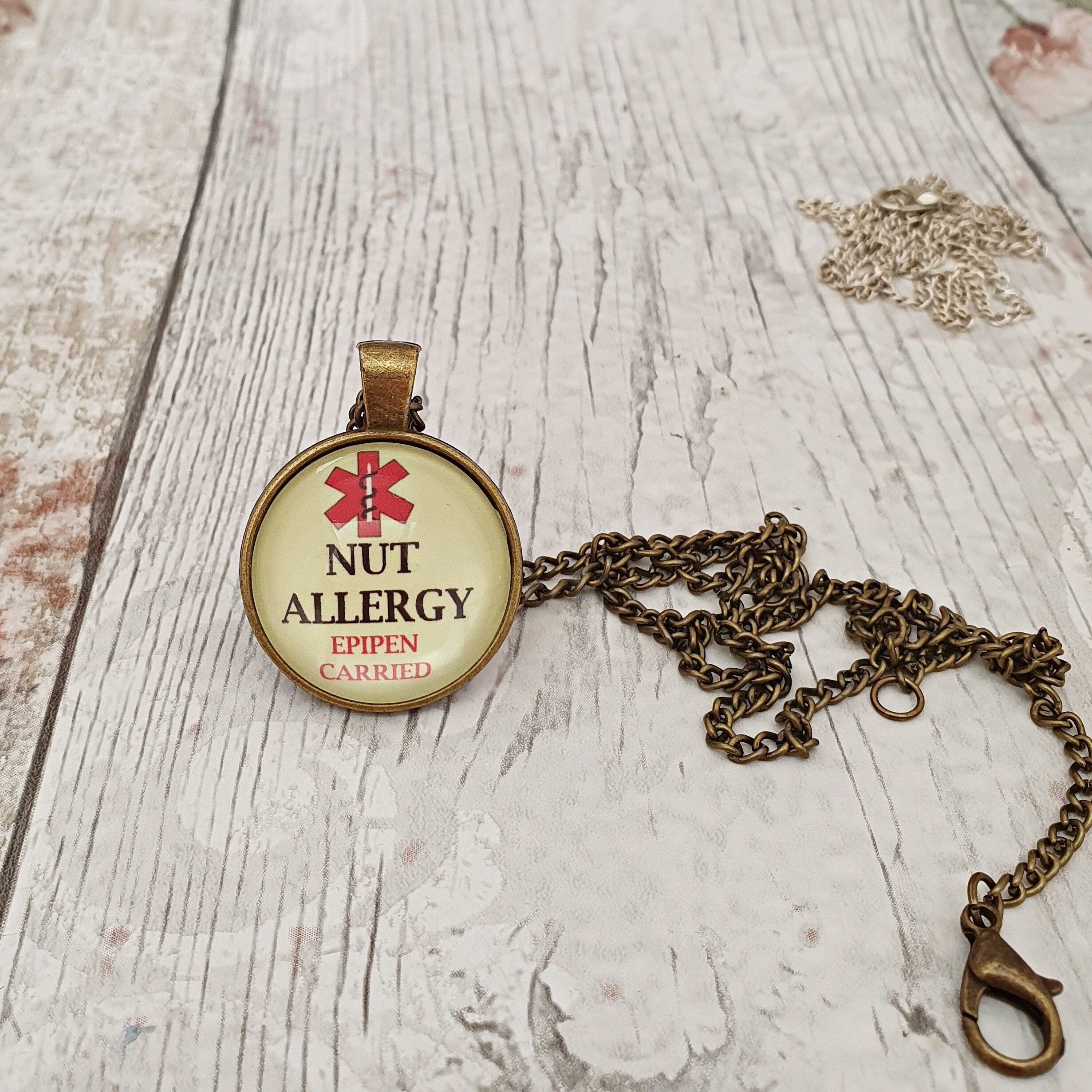 Nut allergy best sale necklace