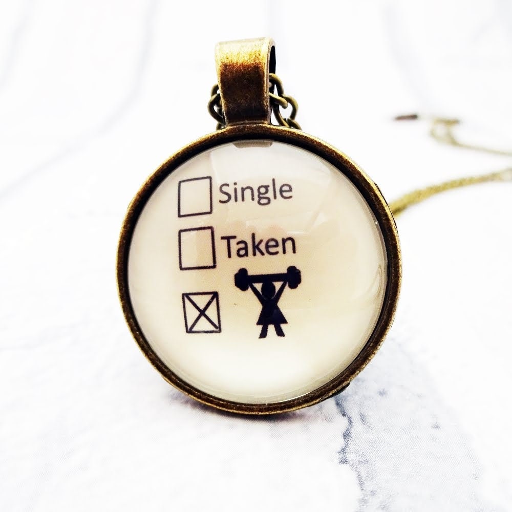 Womens gym gifts gym necklace gift for fitness coach gym Etsy