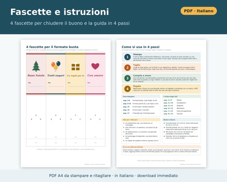 Certificados de regalo imprimibles en PDF | Certificados de regalo para Navidad, cumpleaños, salones de belleza, cenas y tratamientos de bienestar | 6 estilos en 2 formatos para rellenar a mano imagen 6