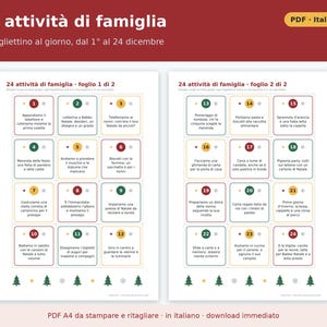 2026 Advent Calendar for Kids (Printable PDF) | 24 Activity Cards, DIY Envelopes, Number Labels, Coupons, Countdown image 2