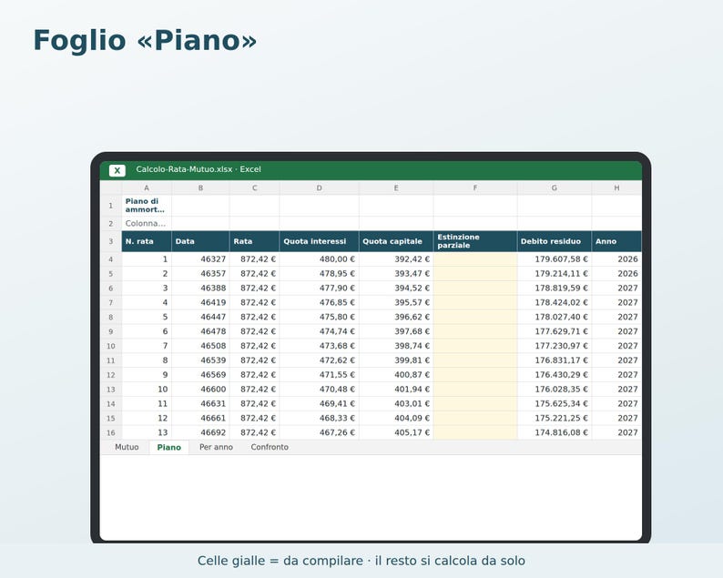 Mortgage Payment Calculator in Excel | French Amortization Schedule, Interest, Early Repayment, 730 Tax Deduction image 2