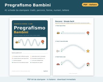 Fichas de preescritura para niños (PDF) | Cuaderno de preescritura para niños de 3 a 6 años: líneas, patrones, letras y números para repasar, preescolar