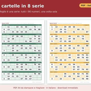 Printable Bingo (PDF) | 48 Cards, Board, 90 Numbers to Cut Out, Kids' Version, Rules and Prizes, Family Christmas Game image 2