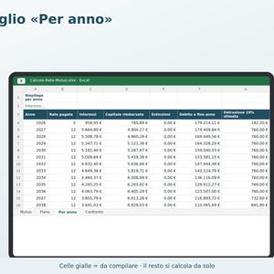 Mortgage Payment Calculator in Excel | French Amortization Schedule, Interest, Early Repayment, 730 Tax Deduction image 3