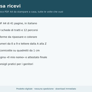 Werkbladen voor schrijfvoorbereiding voor kinderen (PDF) | Werkboek voor schrijfvoorbereiding voor kinderen van 3-6 jaar: Lijnen, patronen, letters en cijfers om te herhalen, kleuterschool afbeelding 7