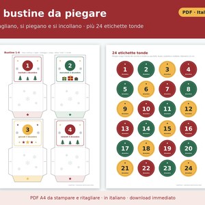 2026 Advent Calendar for Kids (Printable PDF) | 24 Activity Cards, DIY Envelopes, Number Labels, Coupons, Countdown image 3