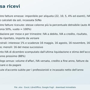 VAT Sales and Purchases Register in Excel in Italian | Monthly and Quarterly Liquidation, F24 Deadlines, Annual VAT Summary image 6
