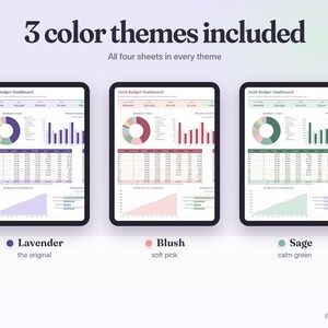 Budget Spreadsheet Bundle Google Sheets & Excel | Budget by Paycheck, Debt Payoff Tracker, Couples Budget, Savings Tracker image 6